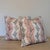 Not Yet Made - Made To Order Nina Campbell Sidney Stripe Pillows in Coral/Teal/Pink- Pair For Sale - Image 5 of 6