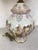 Ceramic Italian Capodimonte Porcelain Lamp • Sculpted Mythological Figures • Victorian‑Style Shade For Sale - Image 7 of 12