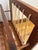 Wood Vintage Danish Modern Style Wood Magazine Rack With Rope Lacing For Sale - Image 7 of 11
