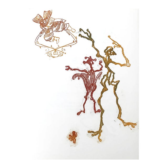 Max Ernst Original Lithograph Pork Chops and Plum Pudding-3 For Sale