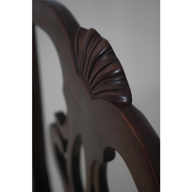 Set of 6 Stickley Mahogany Chippendale Dining Room Chairs For Sale - Image 14 of 18