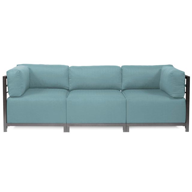 Contemporary Axis Chair Sterling Breeze Titanium Frame For Sale - Image 3 of 6
