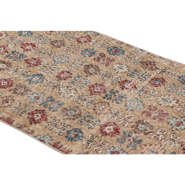 Hand-knotted in wool and originating from Turkey circa 1960 – 1970, this 4x6 vintage Zeki Müren rug is a unique addition...