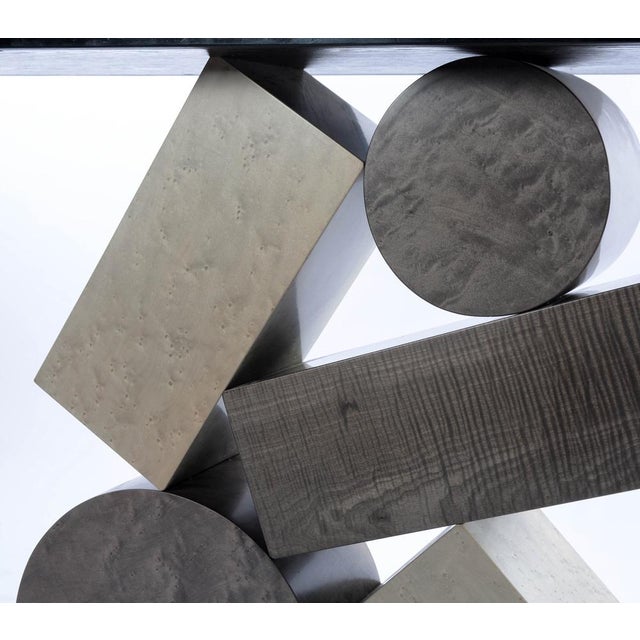 Grey and Black Stack Console by Aymeric Lefort For Sale - Image 17 of 18
