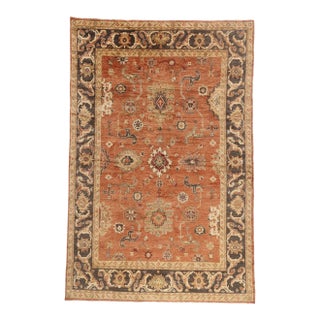 Vintage Turkish Oushak Rug, 09'05 X 14'04 For Sale
