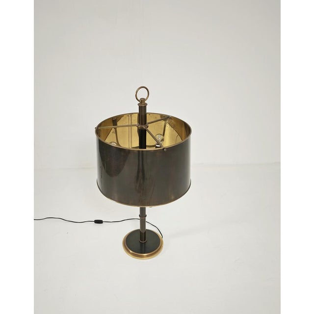 Mid-Century Modern Brass Table Lamp with Burnished Shade, 1960s For Sale - Image 18 of 18