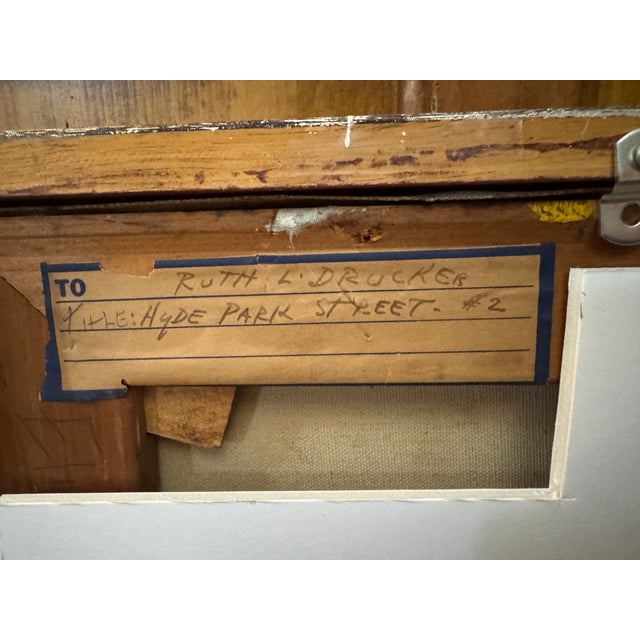 "Hyde Park (Neighborhood) Art Center, Chicago, Il, 1960" Oil Painting by Ruth L. Drucker For Sale - Image 11 of 11