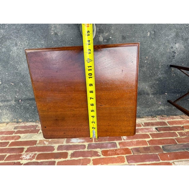 Antique Victorian Style Walnut Burled Wood Narrow Bedside Cabinet For Sale - Image 13 of 14