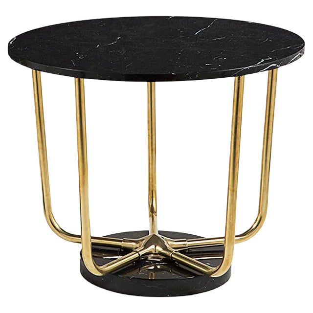 Medium Timeless Up Side Down Table from Brass Brothers For Sale