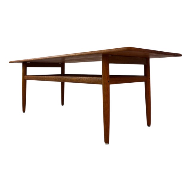 Teak Coffee Table by Niels Bach For Sale