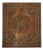 Middle Eastern Hand-Knotted Wool Rug, 1890s For Sale