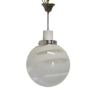 Pendant Lamp in Murano Glass attributed to Venini, 1970s For Sale