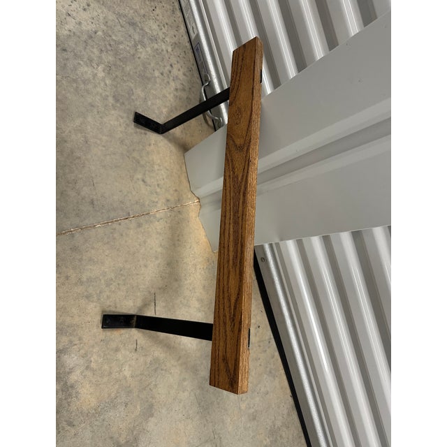 1960s Sectional Sofa | Double Sofa Beds | Walnut & Chevron Upholstery For Sale - Image 16 of 16