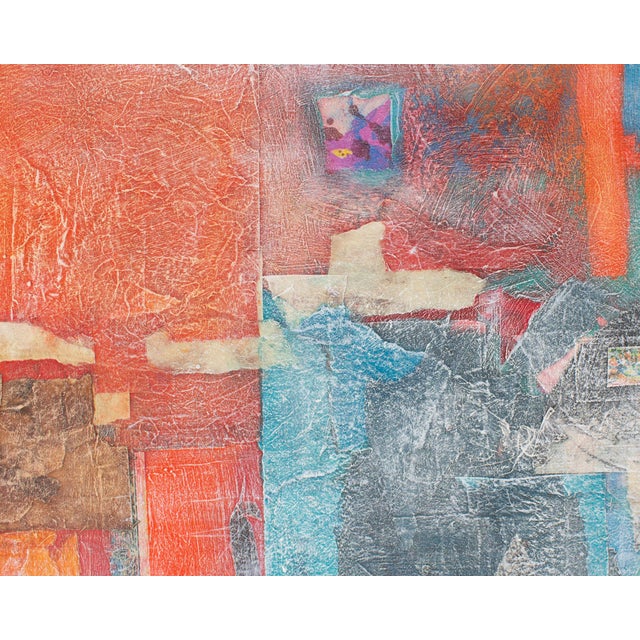 Mixed Media Painting and Collage by Anthony Louis Popcheff For Sale In Indianapolis - Image 6 of 7