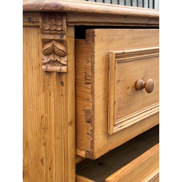 Pine Chest of Three Drawers For Sale - Image 16 of 18