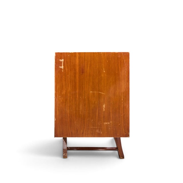 Vladimir Kagan Vladimir Kagan Style Mid Century Walnut Lowboy Dresser For Sale - Image 4 of 9