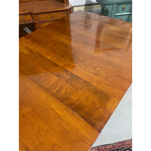 1953 Stickley Cherry Drop-Leaf Table For Sale In Buffalo - Image 6 of 13