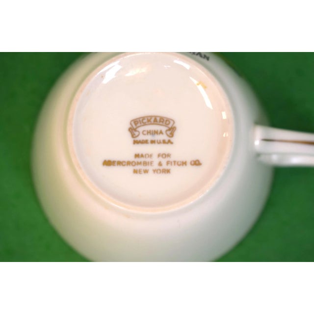 Abercrombie & Fitch X Maserati 3500 g.t. Picard China Cup & Saucer For Sale In New York - Image 6 of 6