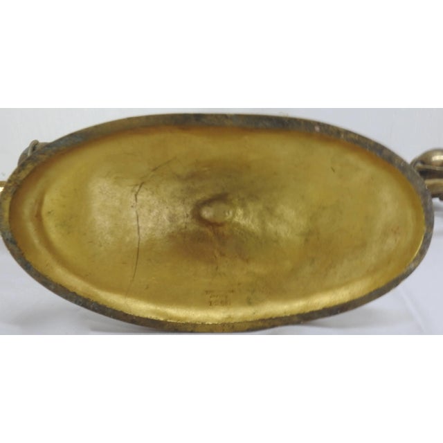 Art Nouveau Tiffany Gilt Bronze Six-Arm Candelabra For Sale - Image 3 of 11