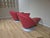 Brand: Leolux Model: Parabolica Color: Red Condition: Mint condition Armchair dimensions Width: 100cm Depth: 150cm Height:...