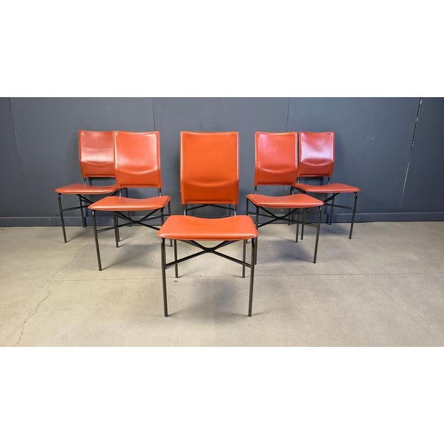 Dining Chairs by Ross Littel for Matteo Grassi, 1970s, Set of 6 For Sale - Image 15 of 17