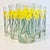 Canary Yellow 1970s Vintage Boho Chic Daffodils Jane Lynn Glassware - Set of 6, After Georges Briard For Sale - Image 8 of 14