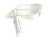 1970s 1970s Vintage Thick Beveled Lucite Sculptural Wall Shelf For Sale - Image 5 of 10