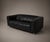 1980s Vintage Ikea Klippan Black Leather Sofa 1980s For Sale - Image 5 of 5