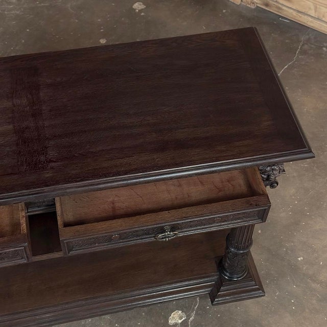 19th Century French Renaissance Revival Henry II Style Server For Sale - Image 18 of 18