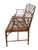 Mid 20th Century Chinese Chippendale Faux Bamboo Bench For Sale - Image 4 of 8