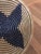 African African Hand-Made Round Basket, 11.75 In. Diameter X 3.75 In. High, Natural and Black For Sale - Image 3 of 6