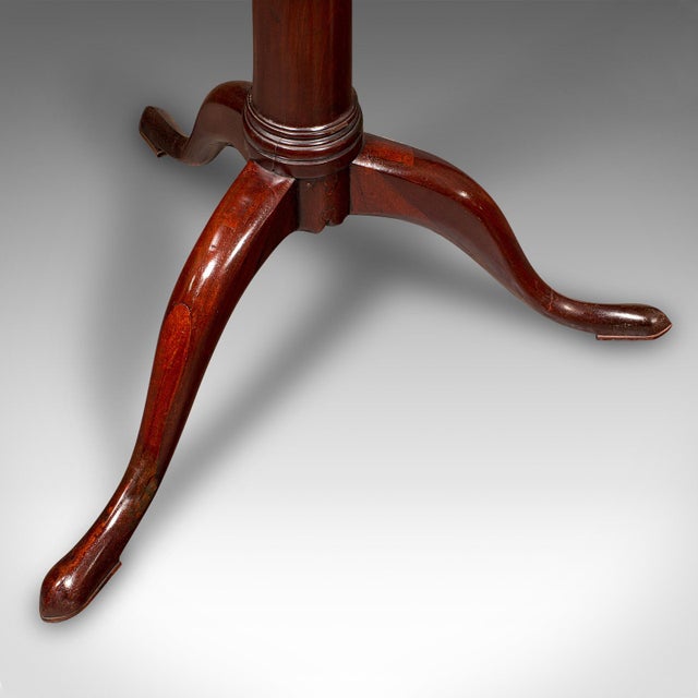 Antique Tripod Table, English, Tilt Top, Side, Occasional, Wine, Lamp, Georgian For Sale - Image 11 of 11