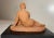 Orange Vintage Handmade Mother and Baby Terracotta Pottery Sculpture Statue Art Figural For Sale - Image 8 of 13