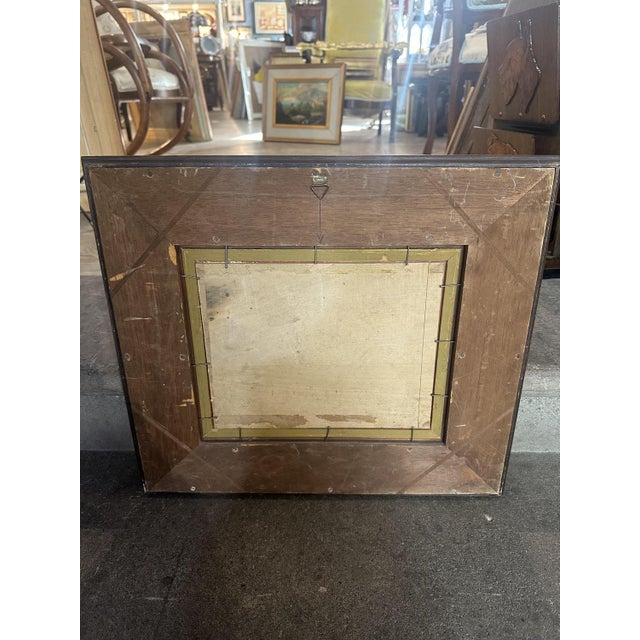 Glimpse of Palazzo Corvaja in Taormina, 1920s, Oil on Wooden Panel For Sale - Image 7 of 8