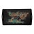 Dragon Design Large Black Lacquer Chinoiserie Wooden Vintage Tray For Sale