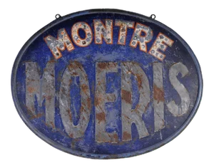 Vintage French Watch Shop Sign (Double Sided)