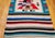 1900 - 1909 Vintage Southwestern Pictorial Kilim Rug, Handwoven Aztec Design, Blue & Ivory, 4x8 For Sale - Image 5 of 8
