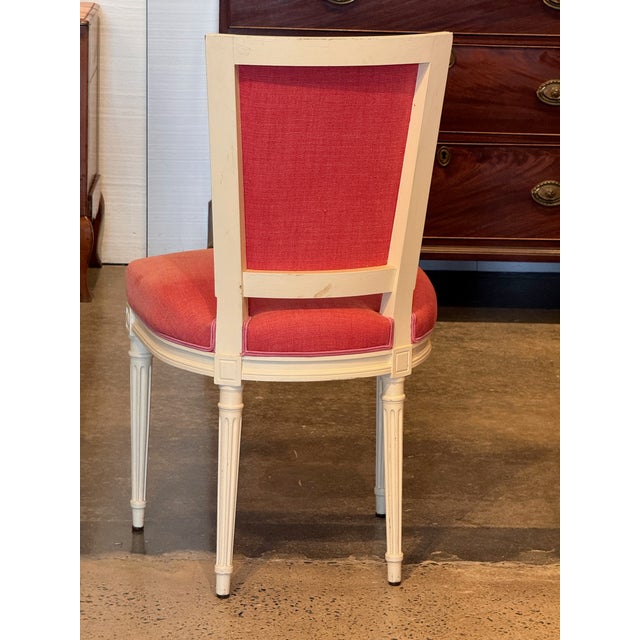 1950s Set of Six Directoire Style Dining Chairs For Sale - Image 11 of 12