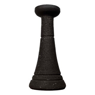 Mid-Century Modern Danish Studio Pottery Candleholder from Lehmann Pottery, 1960s For Sale