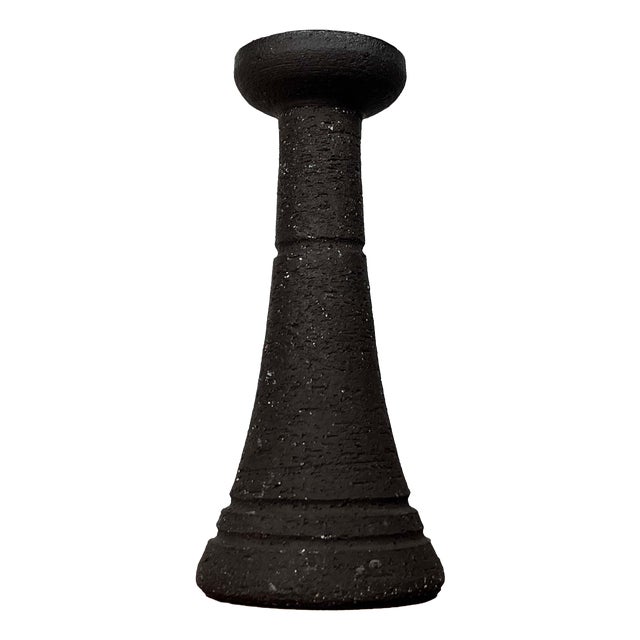 Mid-Century Modern Danish Studio Pottery Candleholder from Lehmann Pottery, 1960s For Sale