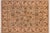 Green Shabby Chic Floral 1990's Pak-Persian Green/Beige Wool Rug - 6'2'' X 9'3'' For Sale - Image 8 of 9