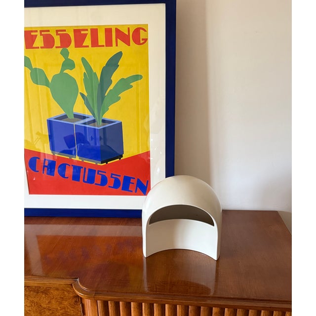 Organic White Ceramic Table Lamp, Italy, 1970s For Sale - Image 15 of 17