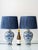 Royal Delft Blue and White Table Lamps, 1905, Set of 2 For Sale - Image 3 of 17