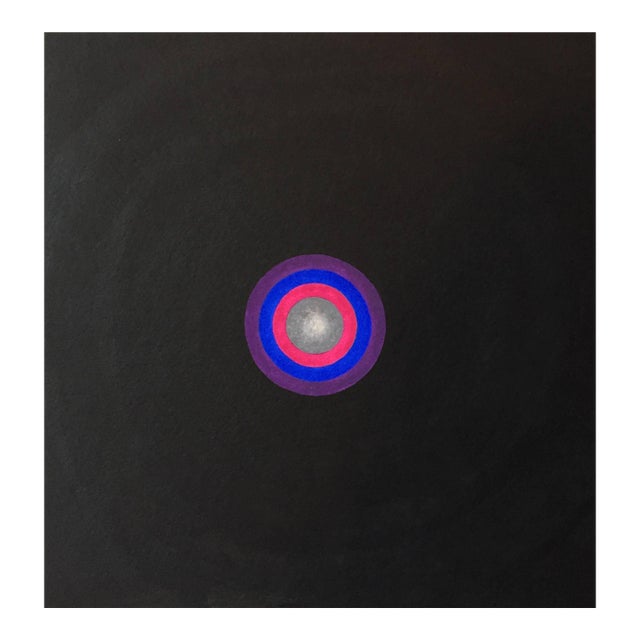 Jeet Aulakh, Ajapa Jaapa Abstract Geometric Modern Indian Painting For Sale