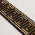 Contemporary SAMPLE - Schumacher Delphi Beaded Tape In Gold On Black For Sale - Image 3 of 4