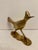 1960s Vintage Mid Century Brass Roadrunner Bird Sculpture For Sale - Image 5 of 12