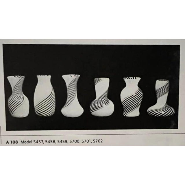 Dino Martens 1954 Merano Vase Vintage Black, White, and Copper Mid Century Beauty! For Sale - Image 11 of 11