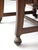 Vintage 1970s Colonial Revival Game Table Set With Four Cane Back Chairs For Sale - Image 11 of 18