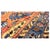 Salmon Antique Persian Lilihan Wool 11x20 Salmon, Yellow & Blue Handmade Gallery Rug #9902643 For Sale - Image 8 of 13