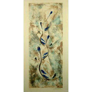 Giselle Halff, Pastel Lithograph For Sale